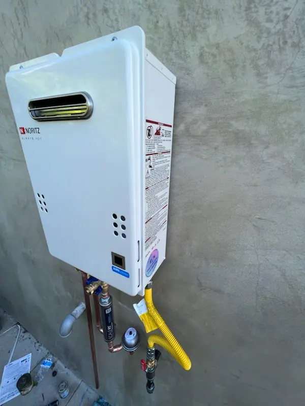 Tankless water heater installation for Penneys Crossroad homes
